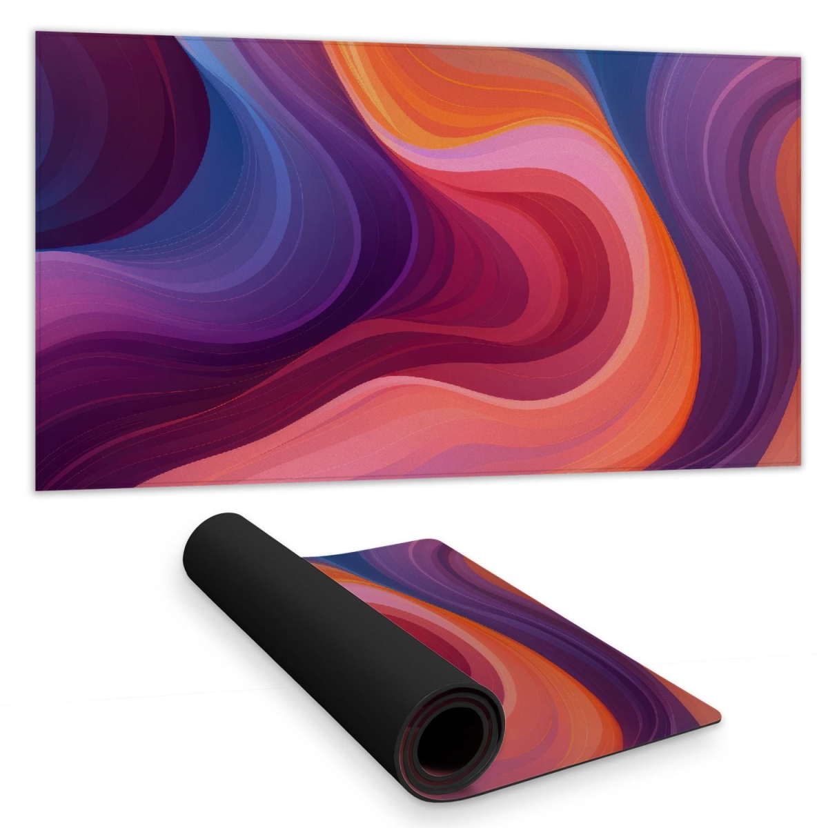 Concius Sales C1DM1531BSUJ2W 16 x 32 in. Purple Haze Desk Mat - Stylish Home Decor Desk Accessory