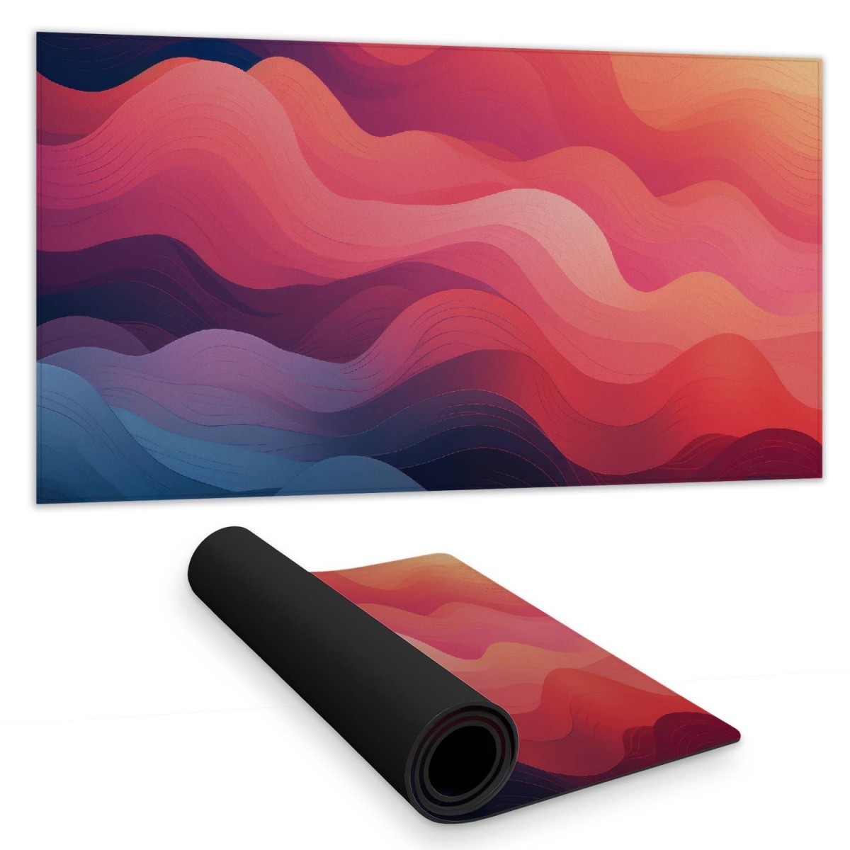 Concius Sales C1DM1531CZUEO8 16 x 32 in. Ethereal Smoke Desk Mat - Stylish Home Decor Desk Accessory
