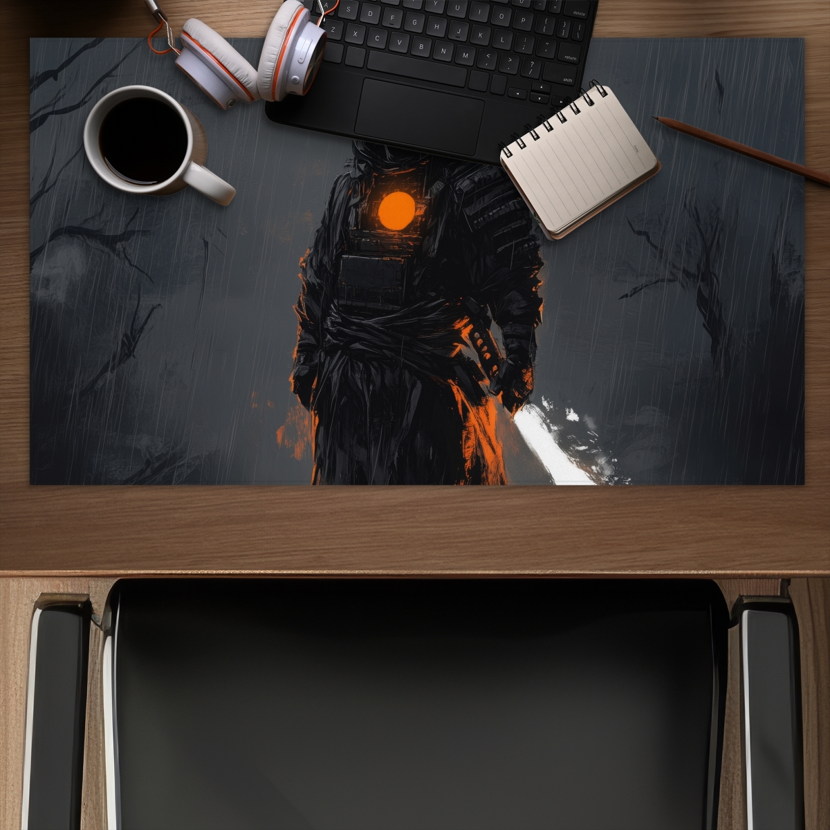 Concius Sales C1DM142440XODS 14 x 24 in. Blazing Gaming Mat - Stylish Home Decor for Gamers