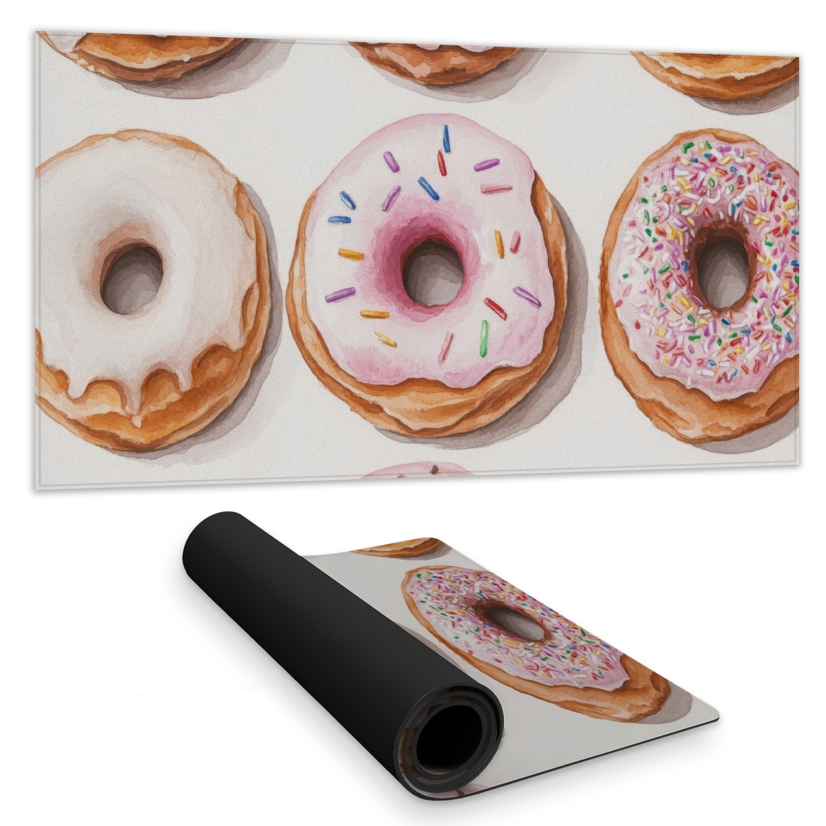Concius Sales C1DM1531GYI6M9 16 x 32 in. Donuts Desk Mat - Stylish Home Decor for Your Workspace