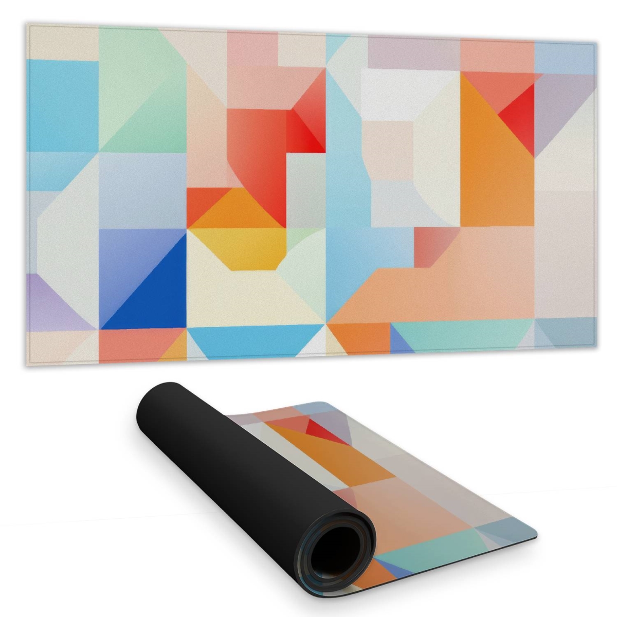 Concius Sales C1DM1531H7RO8N 16 x 32 in. Geometric Cadence Desk Mat - Stylish Home Decor Accessory