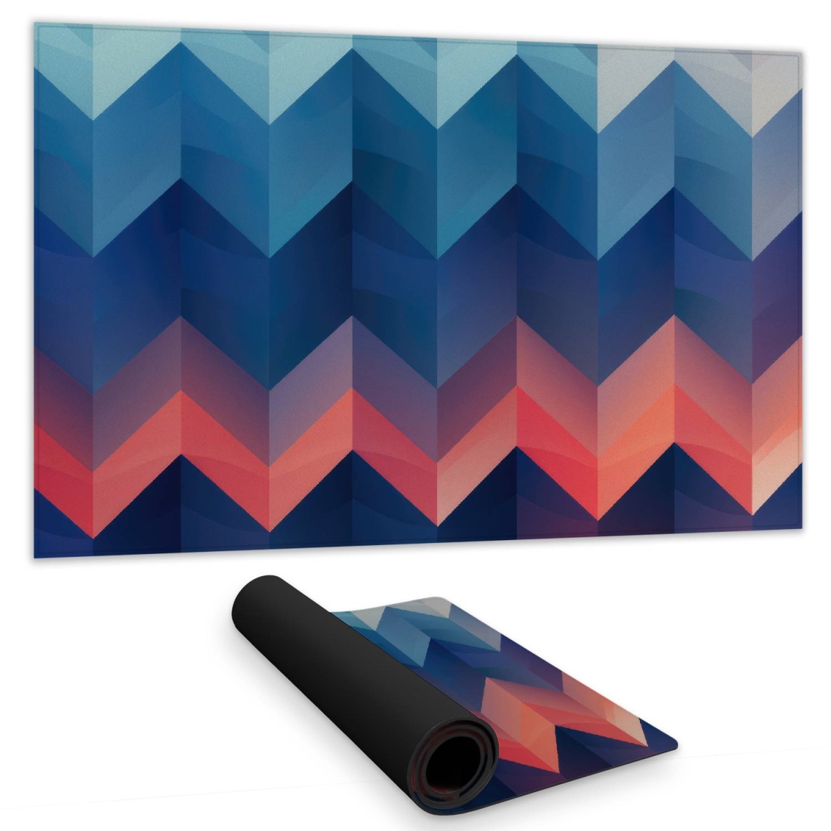 Concius Sales C1DM1424VAWA1I 14 x 24 in. Heat Waves Gaming Mat - Stylish Home Decor for Gamers
