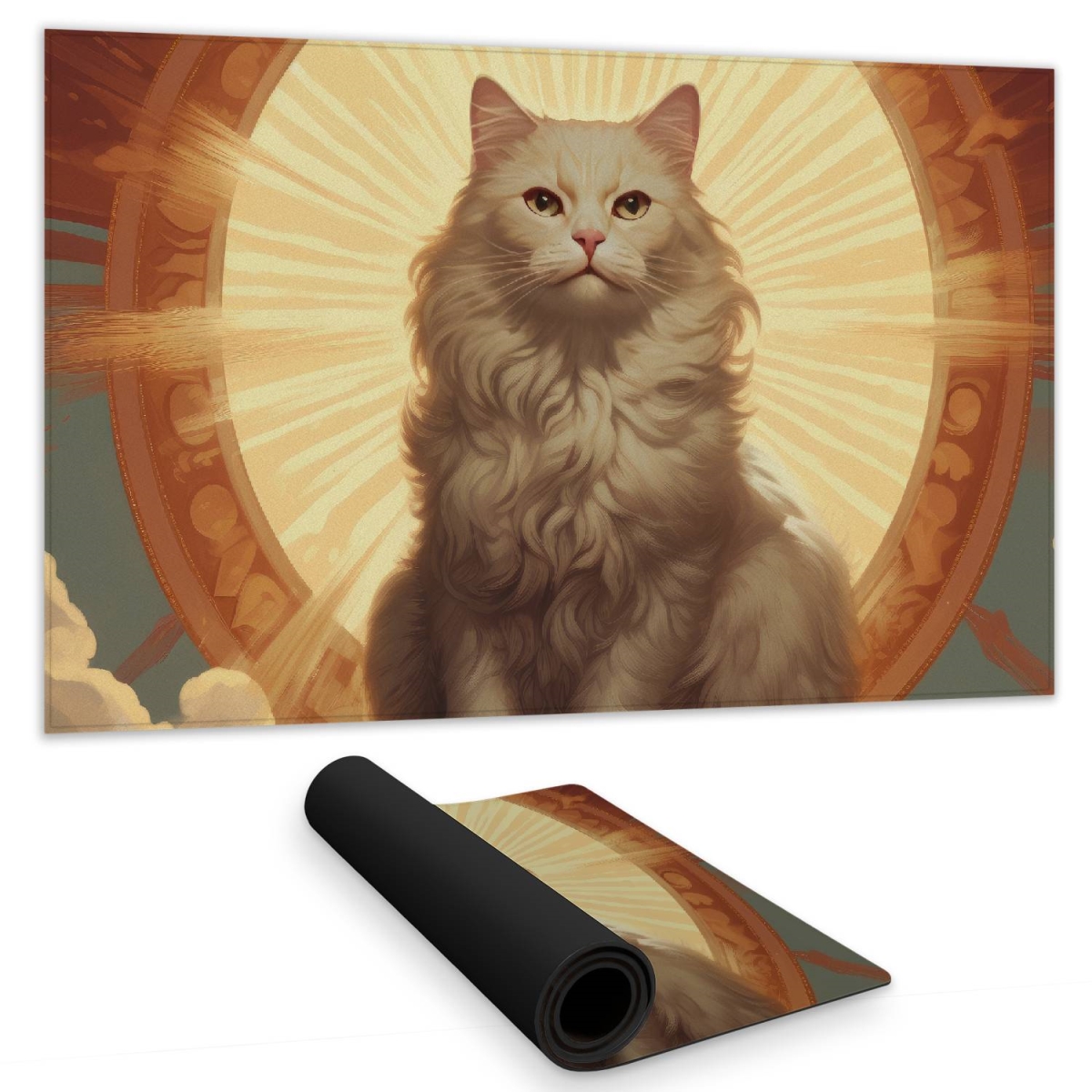 Concius Sales C1DM1424VBD8TZ 14 x 24 in. Infinite Carelessness Gaming Mat - Stylish Home Decor Mat