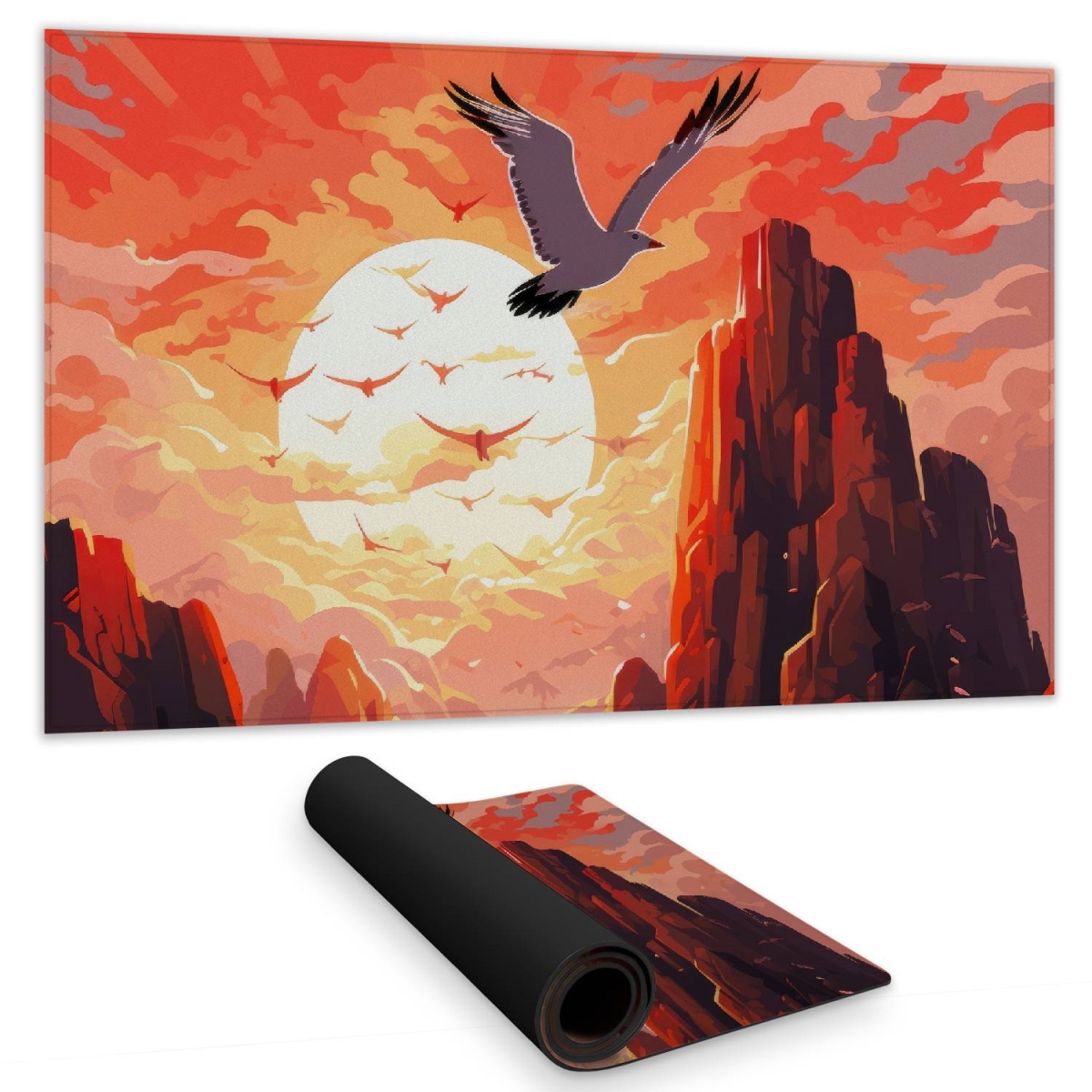 Concius Sales C1DM1424500GMQ 14 x 24 in. Isles of Omen Gaming Mat - Stylish Home Decor Playmat