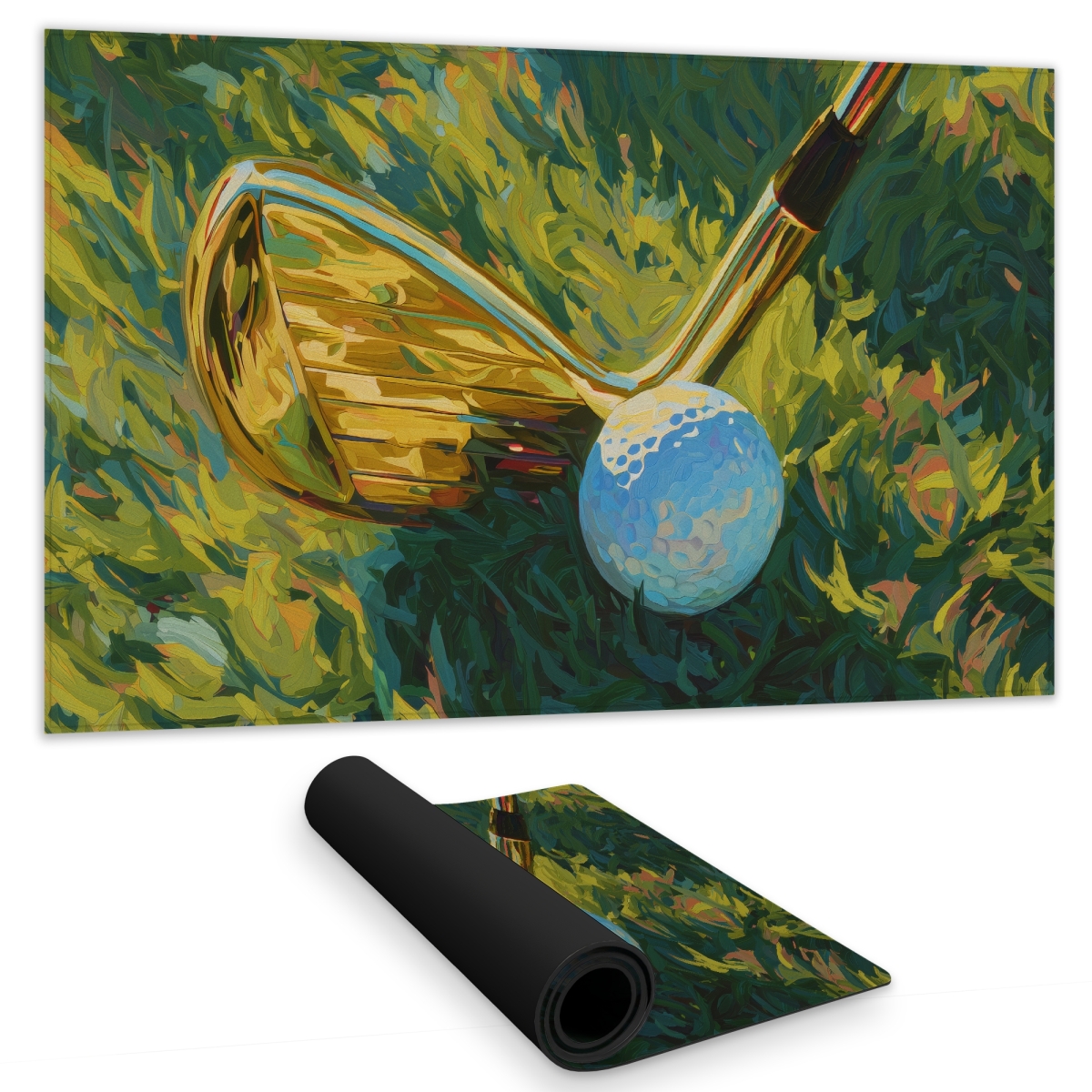 Concius Sales C1DM14246BDJ56 14 x 24 in. Golden Club Gaming Mat - Stylish Home Decor for Gamers