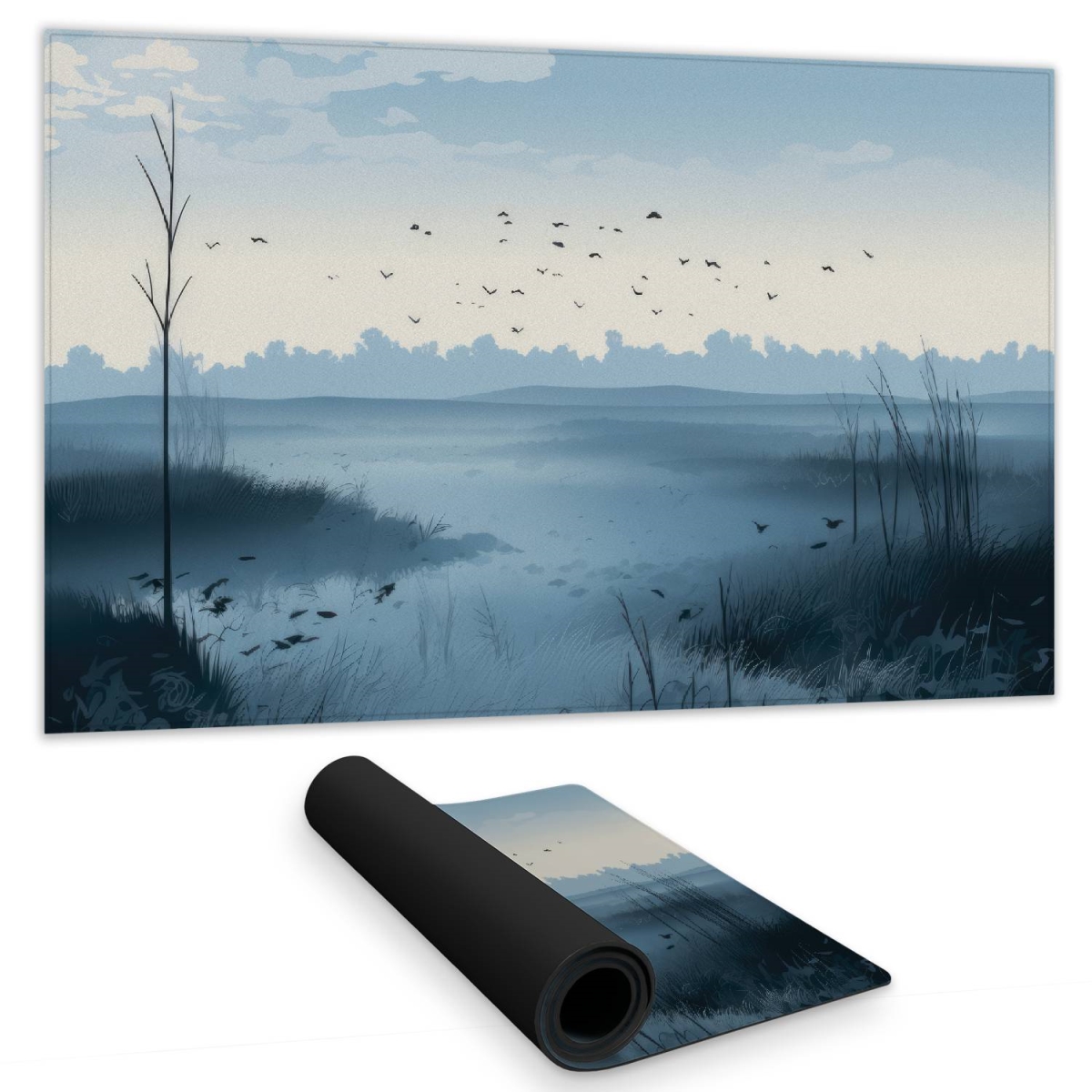 Concius Sales C1DM1424CIXGBF 14 x 24 in. Evening Marsh Gaming Mat - Stylish Home Decor Play Surface