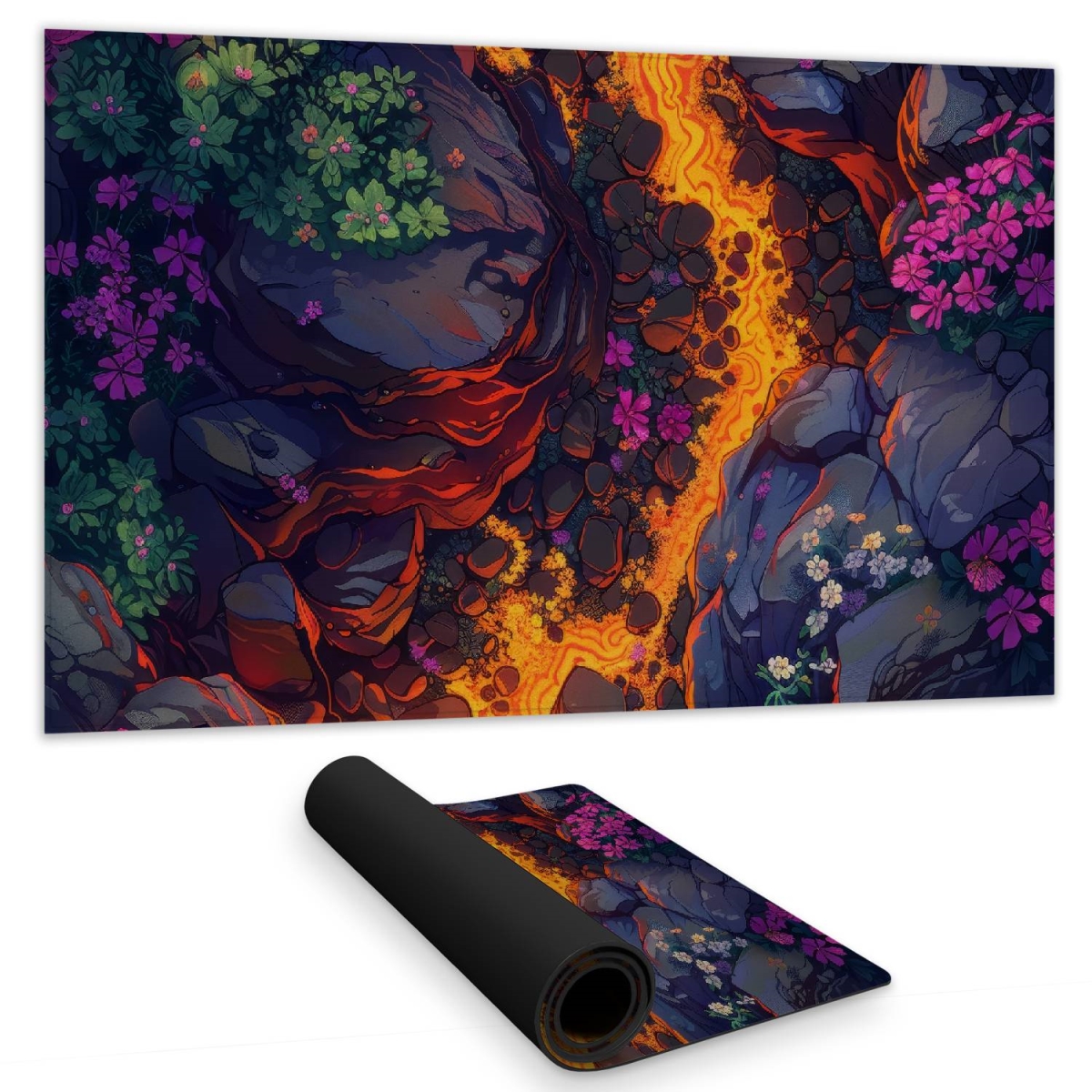 Concius Sales C1DM1424CTSUJZ 14 x 24 in. Hot River Gaming Mat - Stylish Home Decor Play Surface