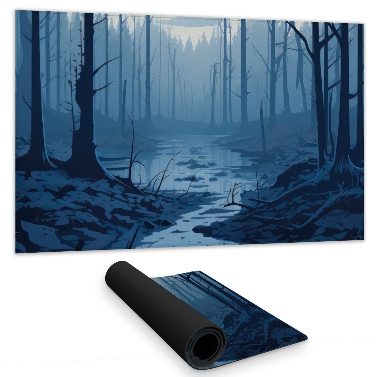 Concius Sales C1DM1424ISXLT3 14 x 24 in. Dead Lands Gaming Mat - Unique Home Decor for Game Rooms