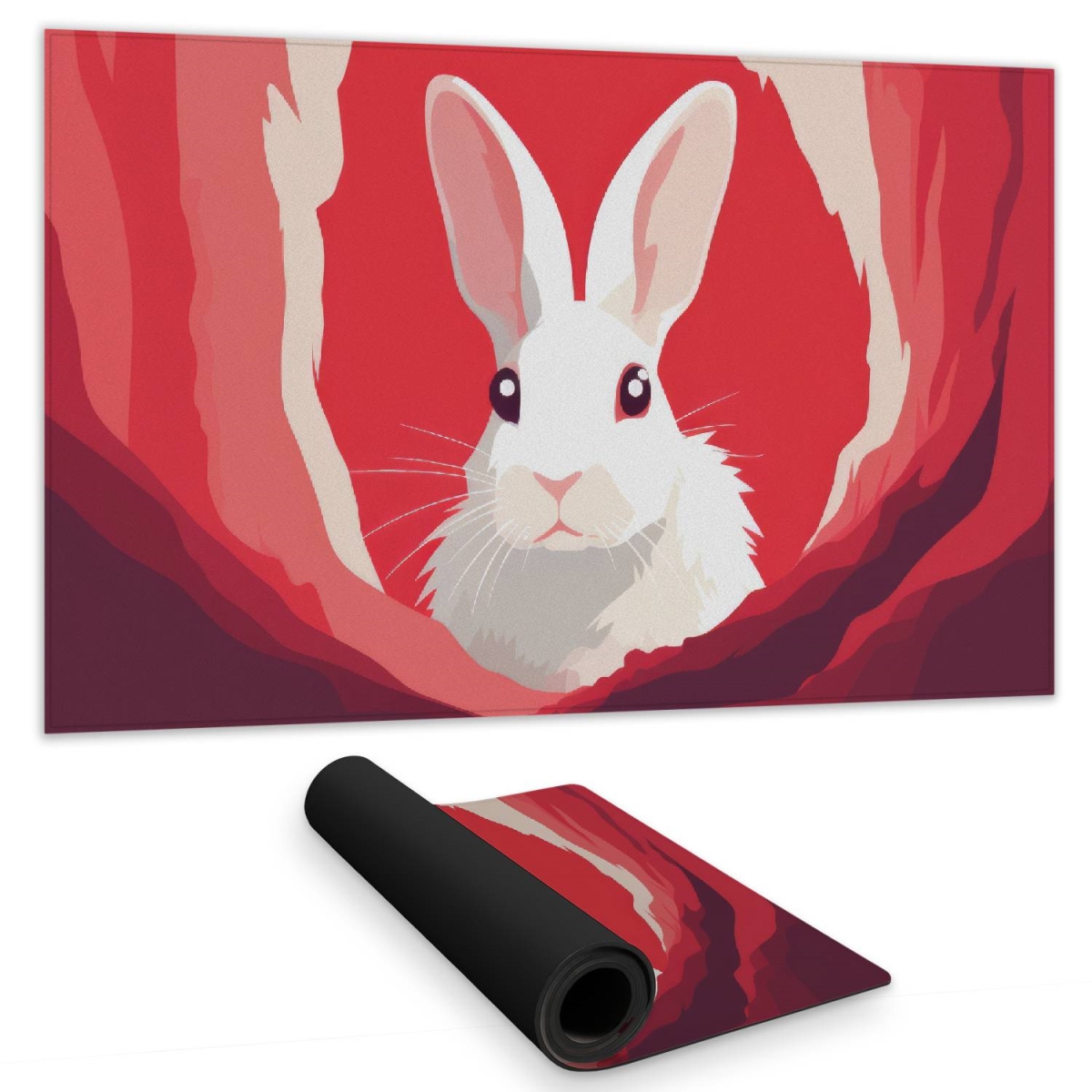 C1DM1424JJMDSE 14 x 24 in. Looking Out Pink Gaming Mat for Home Decor - Stylish Design