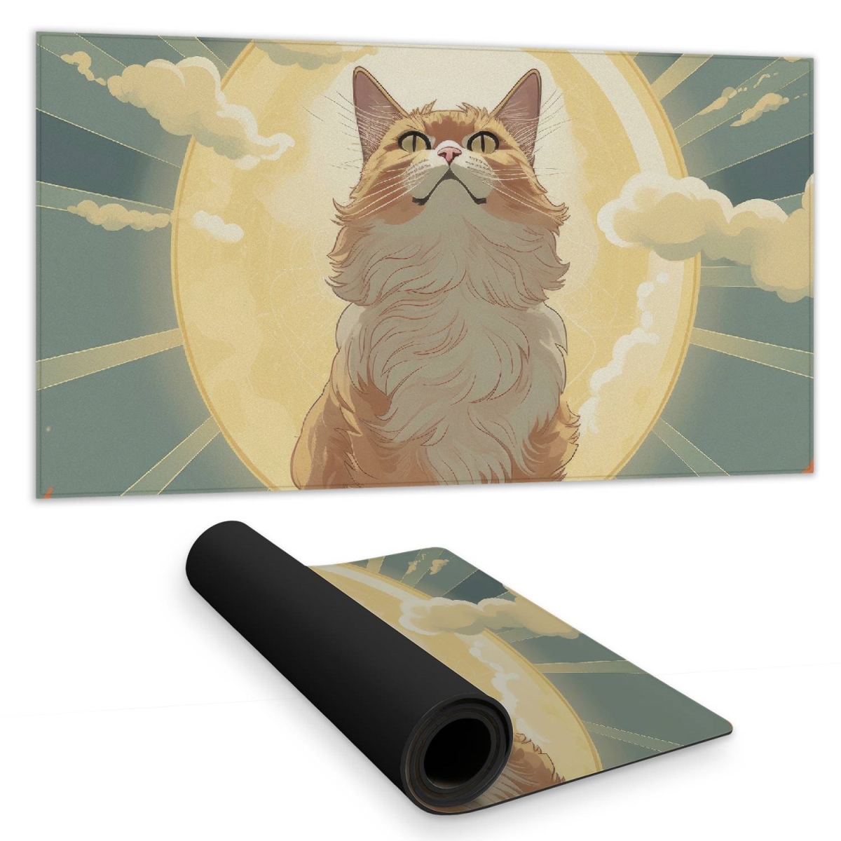 Concius Sales C1DM15315MXO61 16 x 32 in. Moewing Above Desk Mat - Stylish Home Decor Essential