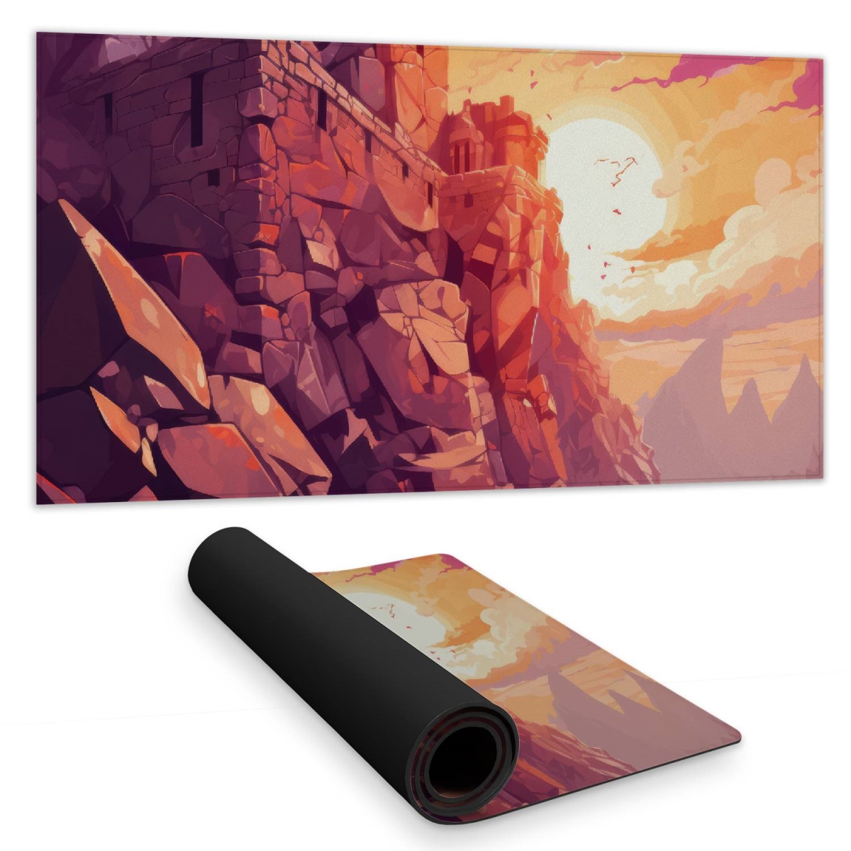 Concius Sales C1DM153180ZWXX 16 x 32 in. The Setting Rampart Desk Mat - Stylish Home Decor Accessory