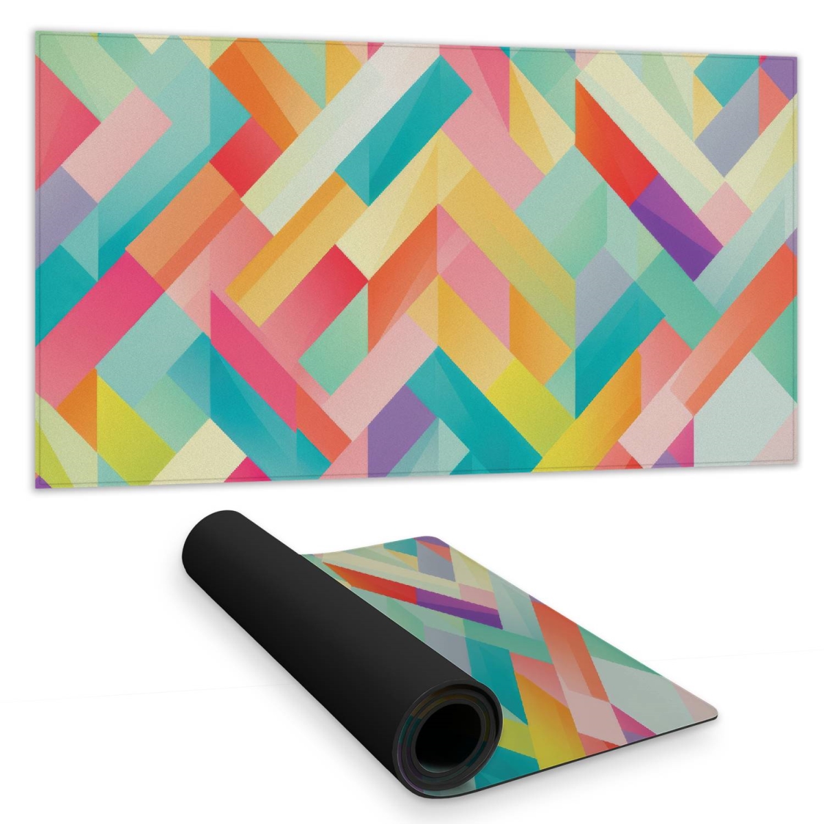 Concius Sales C1DM1531KPN64T 16 x 32 in. Stripe Harmony Desk Mat - Stylish Home Decor Accessory