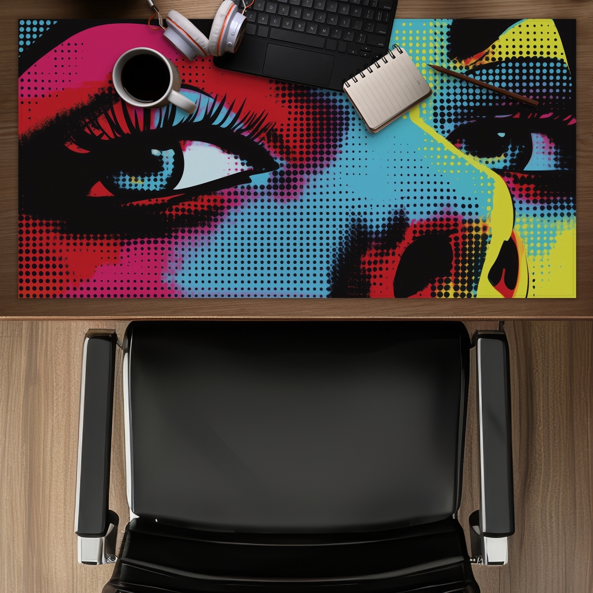 Concius Sales C1DM153162W47Q 16 x 32 in. Comics Desk Mat - Stylish Home Decor for Your Workspace