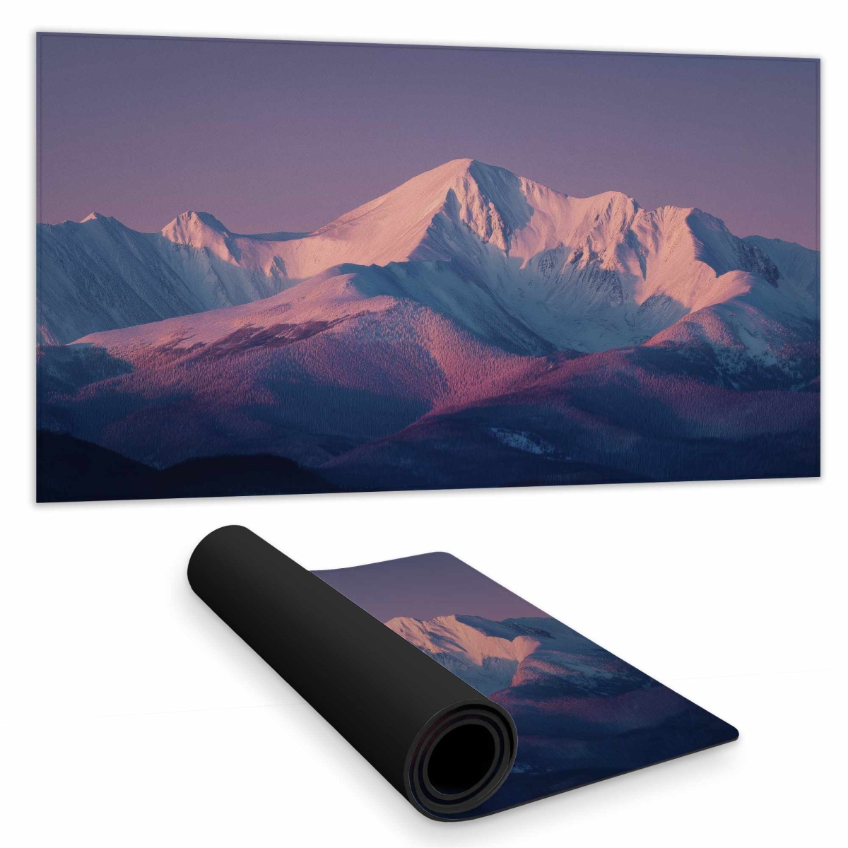 Concius Sales C1DM1531A29ZK9 16 x 32 in. Rising Snow Desk Mat - Stylish Home Decor for Your Workspace