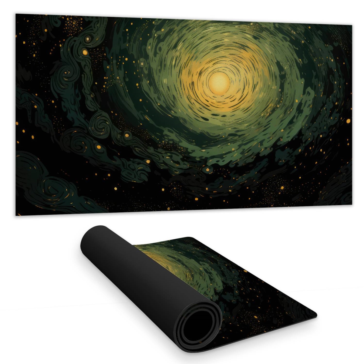 Concius Sales C1DM153142AZN3 16 x 32 in. Swirling Gases Desk Mat - Stylish Home Decor Desk Accessory