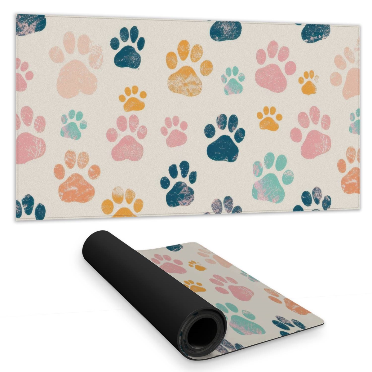 Concius Sales C1DM1531NG7A95 16 x 32 in. Cute Paws Desk Mat - Stylish Home Decor for Your Workspace