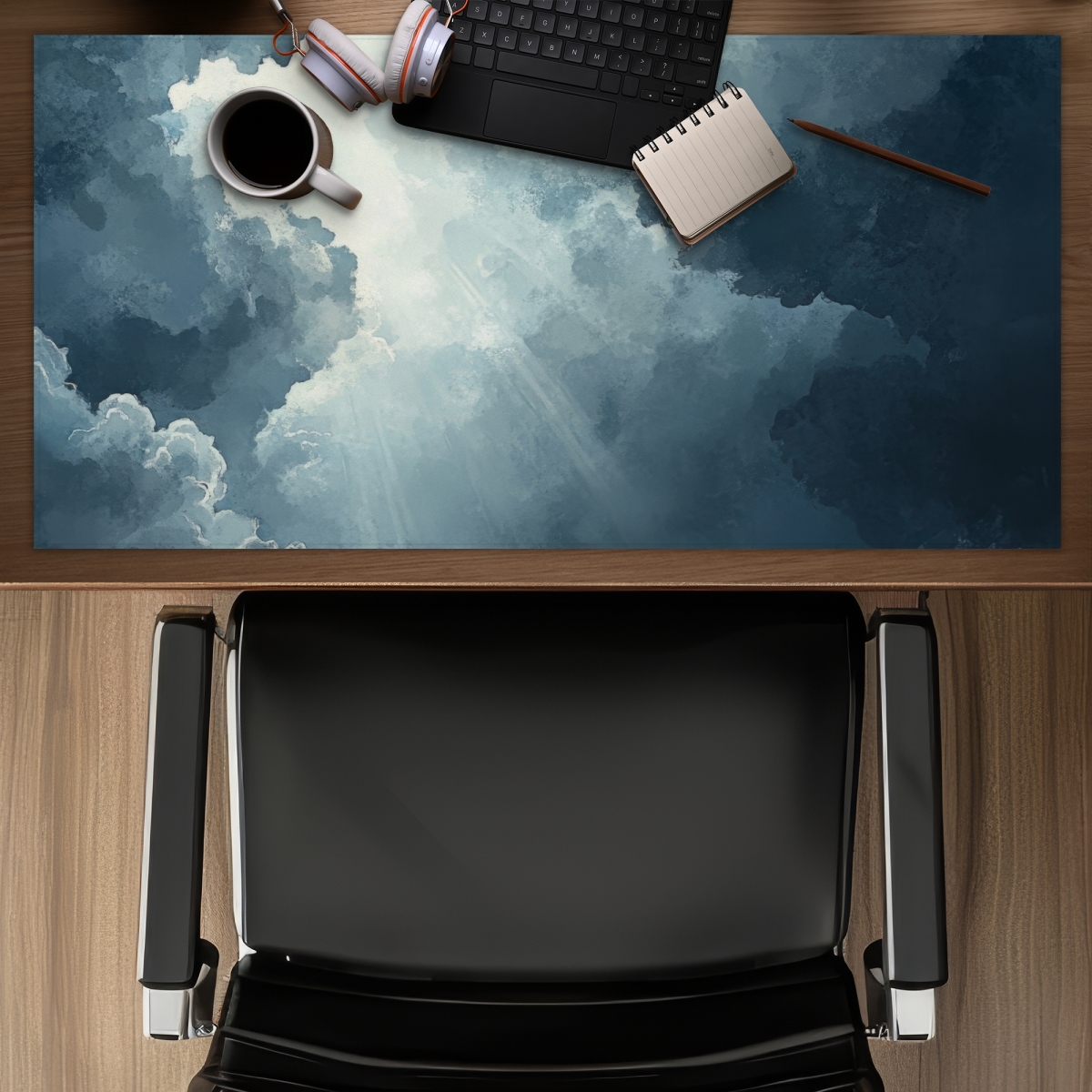 Concius Sales C1DM1531XYZD9Z 16 x 32 in. Afterglow Desk Mat - Stylish Home Decor for Your Workspace
