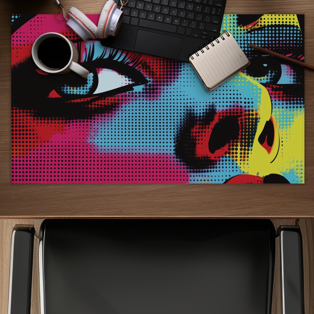 Concius Sales C1DM1424UHK2KR 14 x 24 in. Comics Gaming Mat - Stylish Home Decor for Gamers