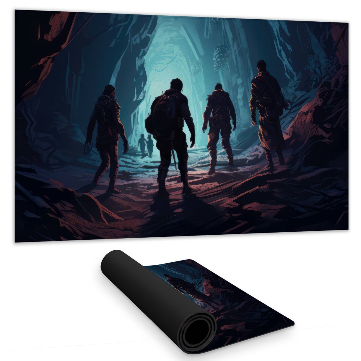 Concius Sales C1DM1424CWKCLB 14 x 24 in. Secret Society Gaming Mat - Stylish Home Decor Play Surface