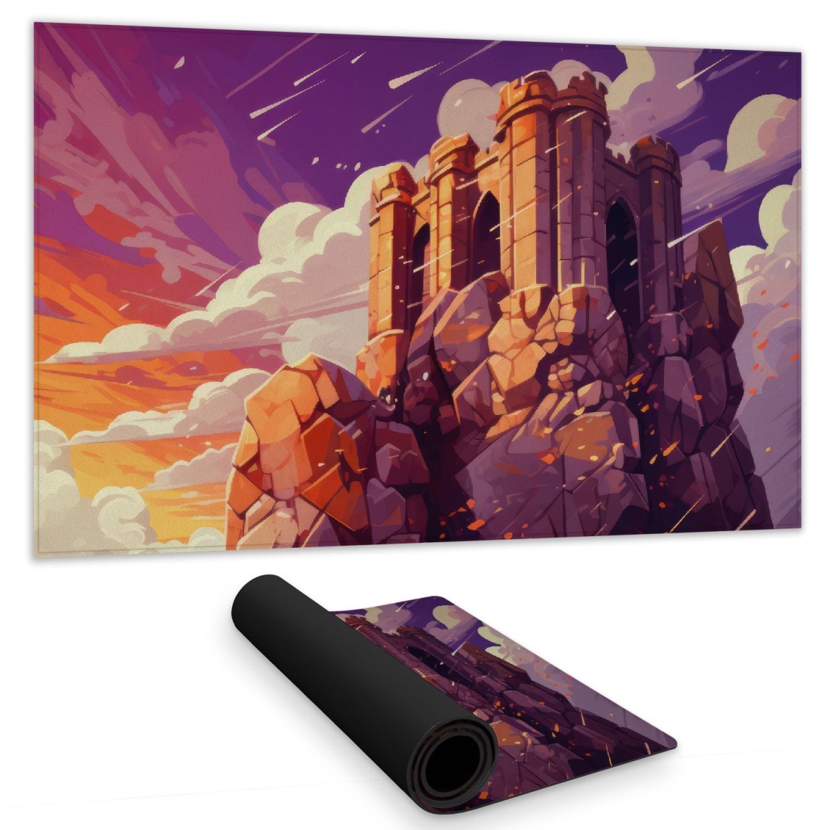 Concius Sales C1DM1424G3BRTN 14 x 24 in. The Last Remains Gaming Mat - Stylish Home Decor Playmat