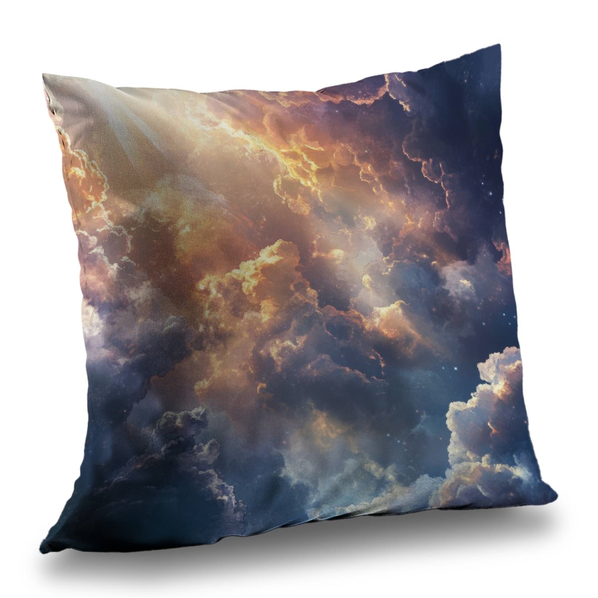 Concius Sales C1PT18183IAK5J 18 x 18 in. Piercing Light Poly Twill Throw Pillow - Home Decor Accent - Insert Included