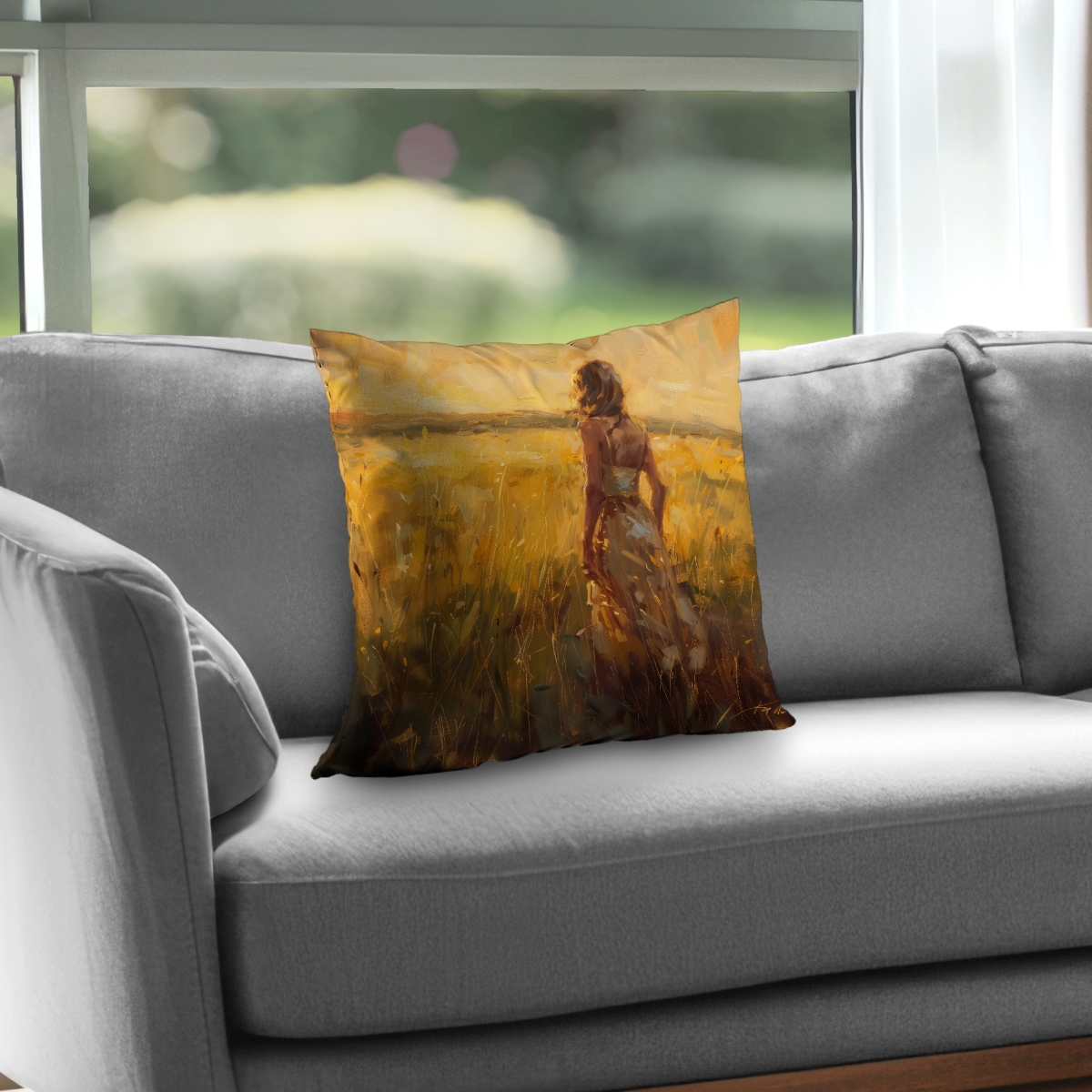 Concius Sales C1PT1818Z3KUU6 18 x 18 in. Exploring Poly Twill Throw Pillow - Stylish Home Decor - Insert Included