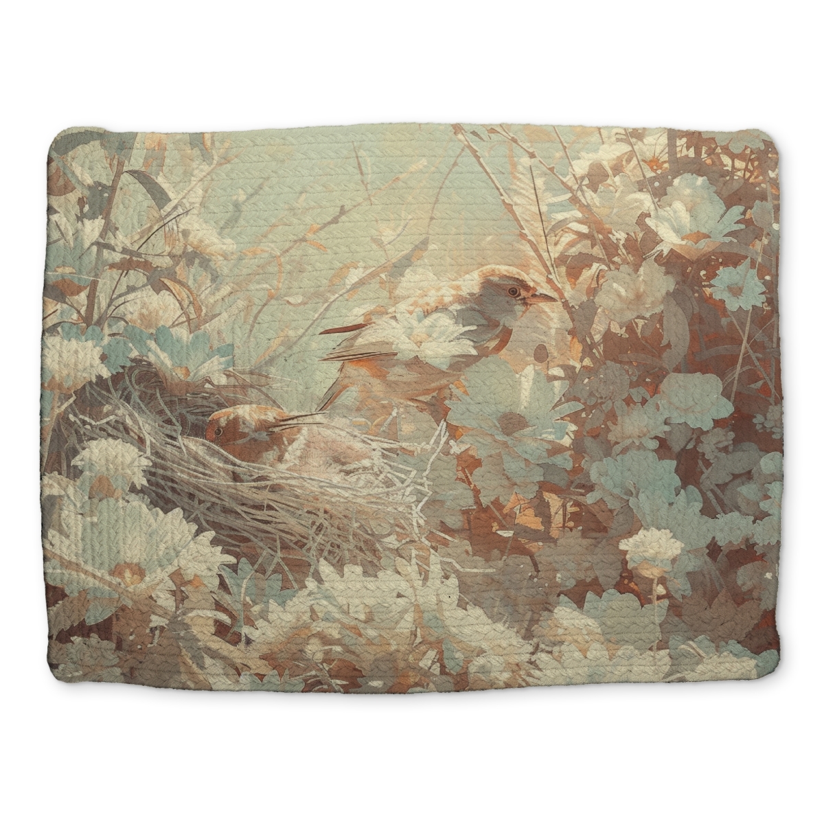Picture of MWW CBPM1418ILTZ0L 14 x 18 in. The Nest - Yellow Braided Polyester Placemat for Home Decor