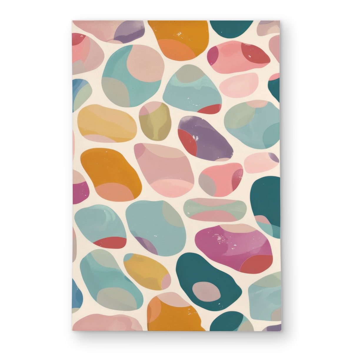 C1ROAR23L2EU7L 2 x 3 ft. Dots & Bops - Turquoise Outdoor Rectangle Area Rug for Home Decor