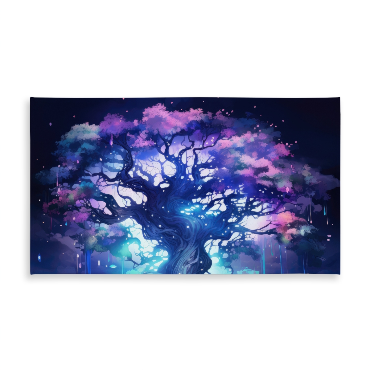 Picture of MWW C1TCLRGEMOVJ9B 58 x 102 in. Make A Wish Purple Tablecloth - Indoor & Outdoor Home Decor