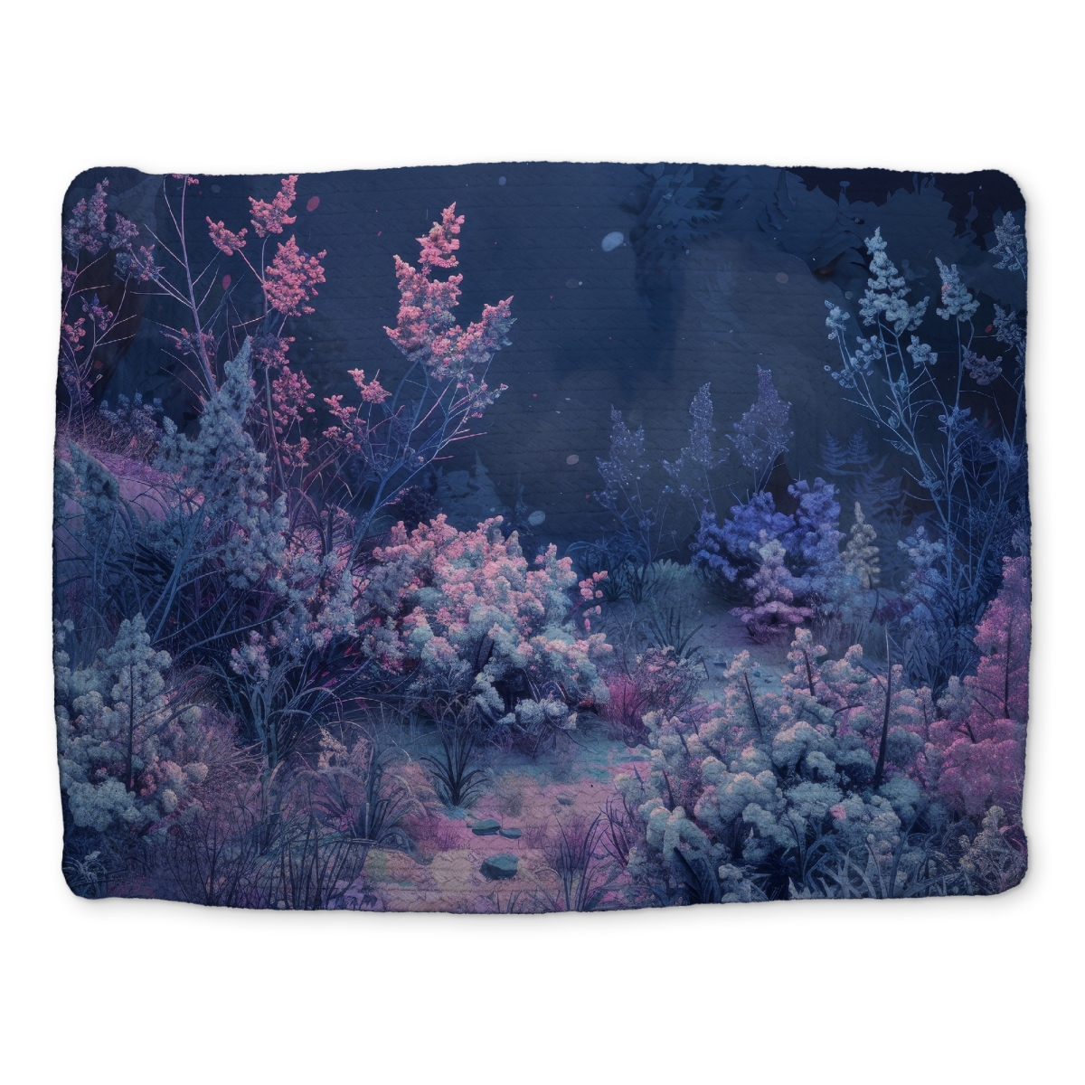 Picture of MWW CBPM1418APODBQ 14 x 18 in. Cold Night Gray Braided Polyester Placemat for Home Decor
