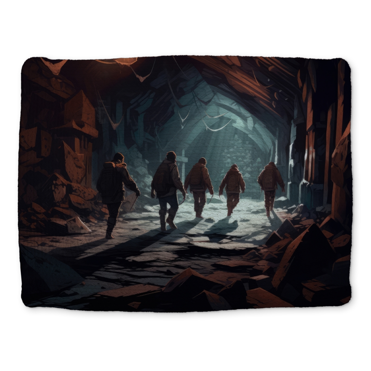 Picture of MWW CBPM1418CU6SQ5 14 x 18 in. The Catacombs - Beige Braided Polyester Placemat for Home Decor