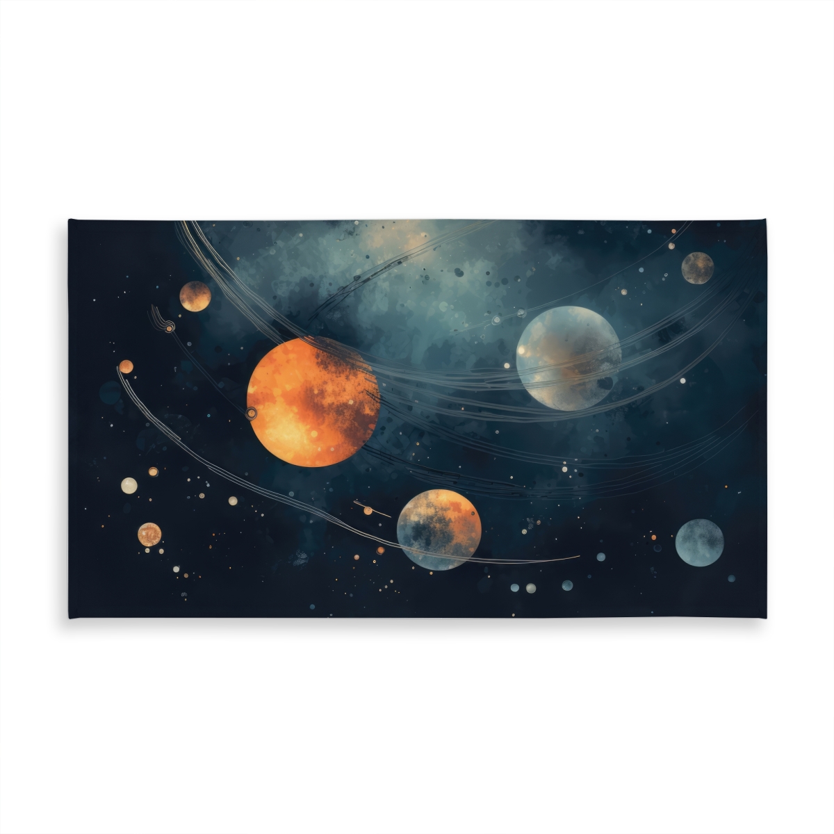Picture of MWW C1TCLRGEAYWBWW 58 x 102 in. Deep Exploration Blue Indoor & Outdoor Tablecloth for Home Decor
