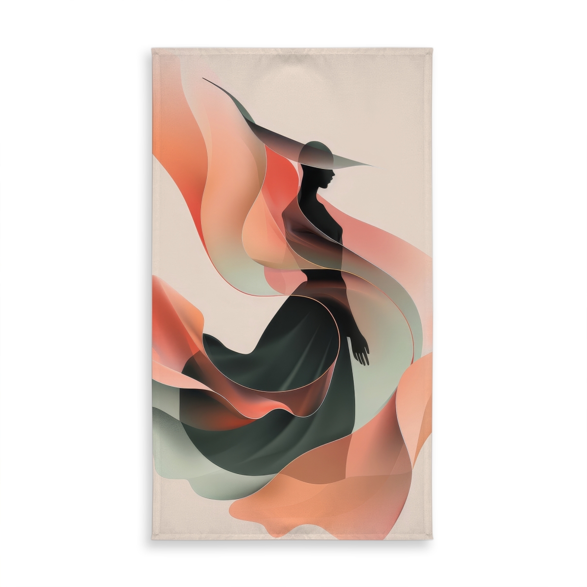 Picture of MWW C1TCLRGEJ5UDEU 58 x 102 in. Elegance Black Indoor & Outdoor Tablecloth for Home Decor