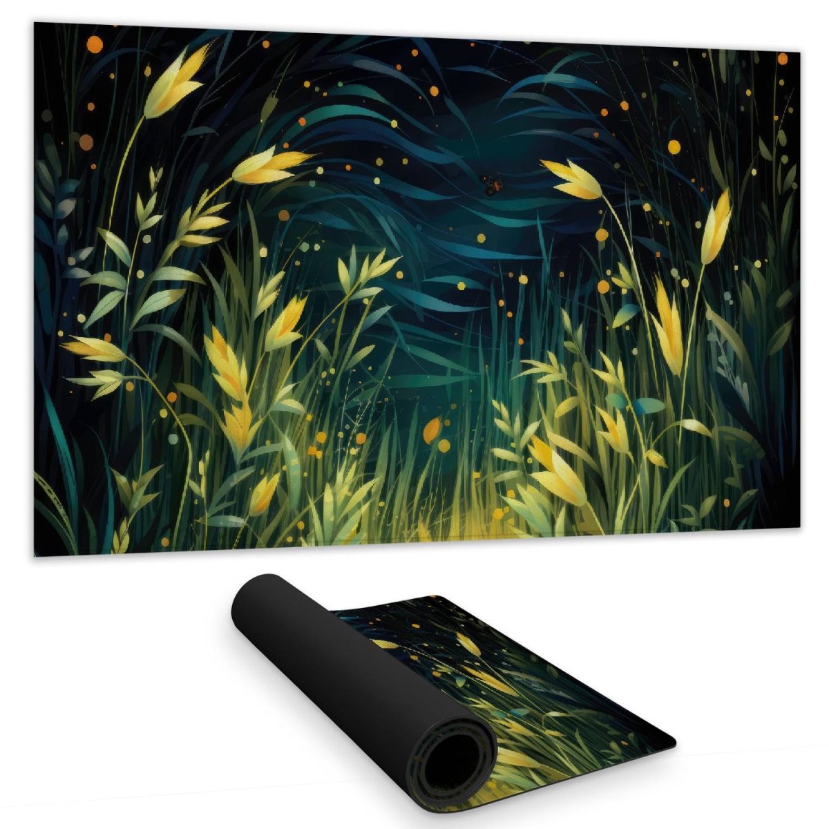 Concius Sales C1DM1424P13UGW 14 x 24 in. Lit Plains Gaming Mat for Home Decor - Stylish Play Surface