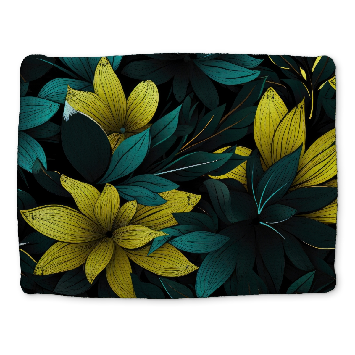 Picture of MWW CBPM1418PAC3XZ 14 x 18 in. Potent Turquoise Braided Polyester Placemat for Home Decor