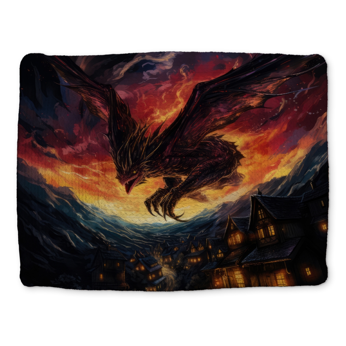 Picture of MWW CBPM1418RNTZSI 14 x 18 in. Back for Revenge - Blue Braided Polyester Placemat - Home Decor