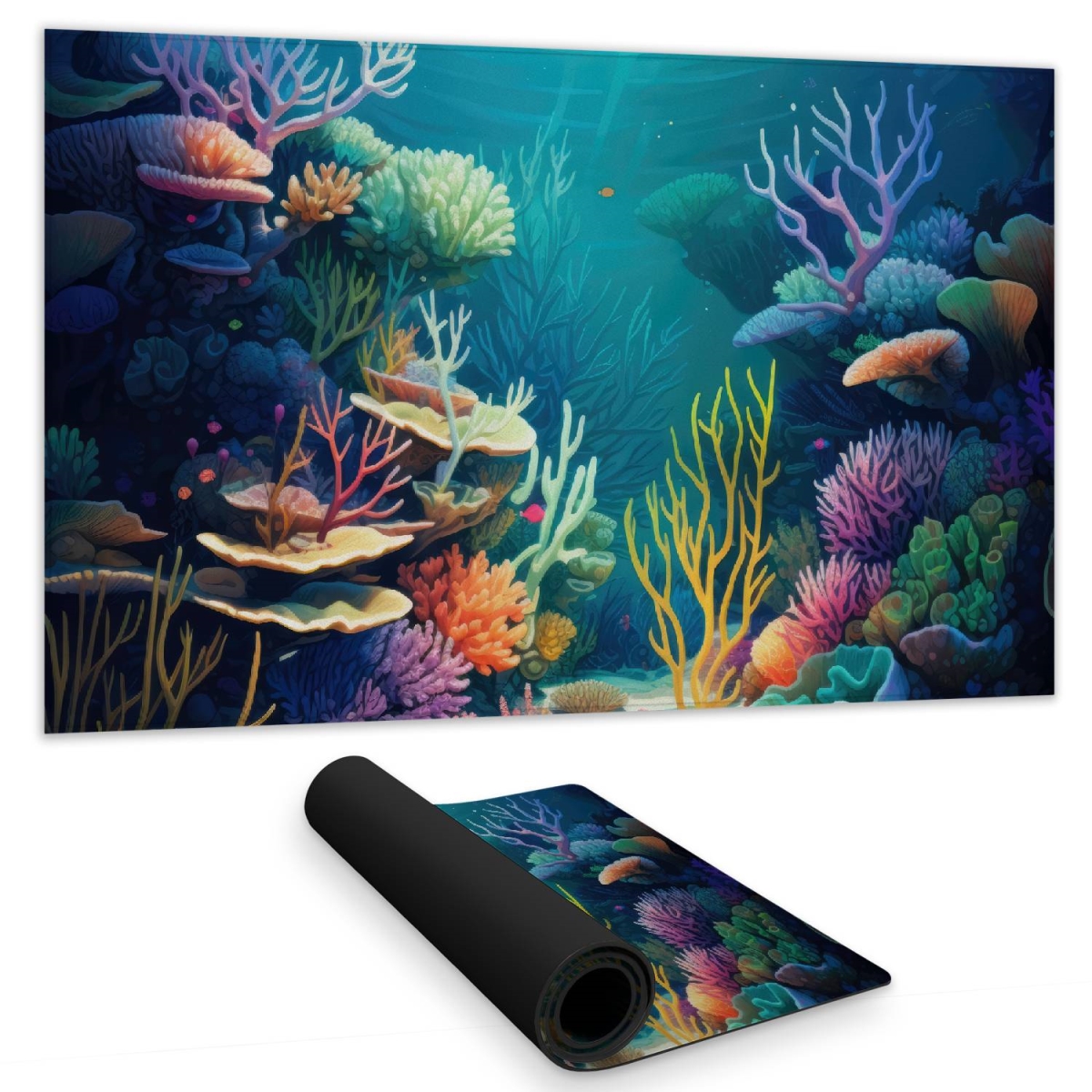 Concius Sales C1DM14241EFZ1E 14 x 24 in. Filled with Life Gaming Mat - Stylish Home Decor Playmat