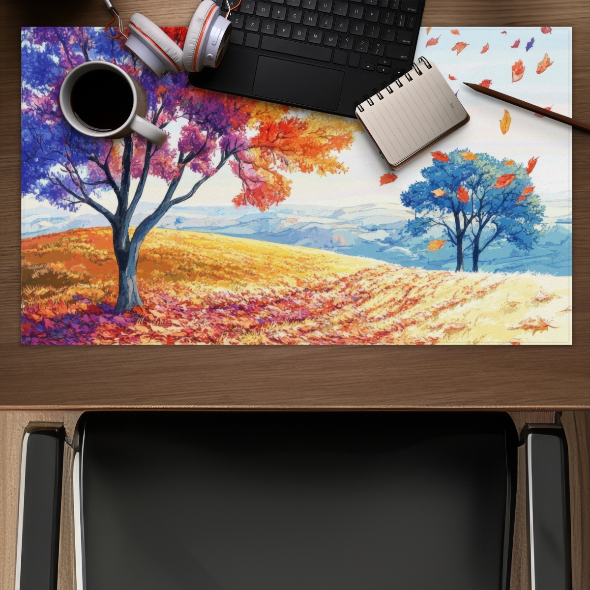 Concius Sales C1DM14243EWPS7 14 x 24 in. Spring breeze Gaming Mat - Stylish Home Decor for Gamers