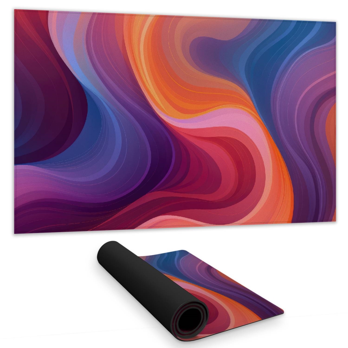 Concius Sales C1DM14248BFLU1 14 x 24 in. Purple Haze Gaming Mat - Stylish Home Decor for Gamers