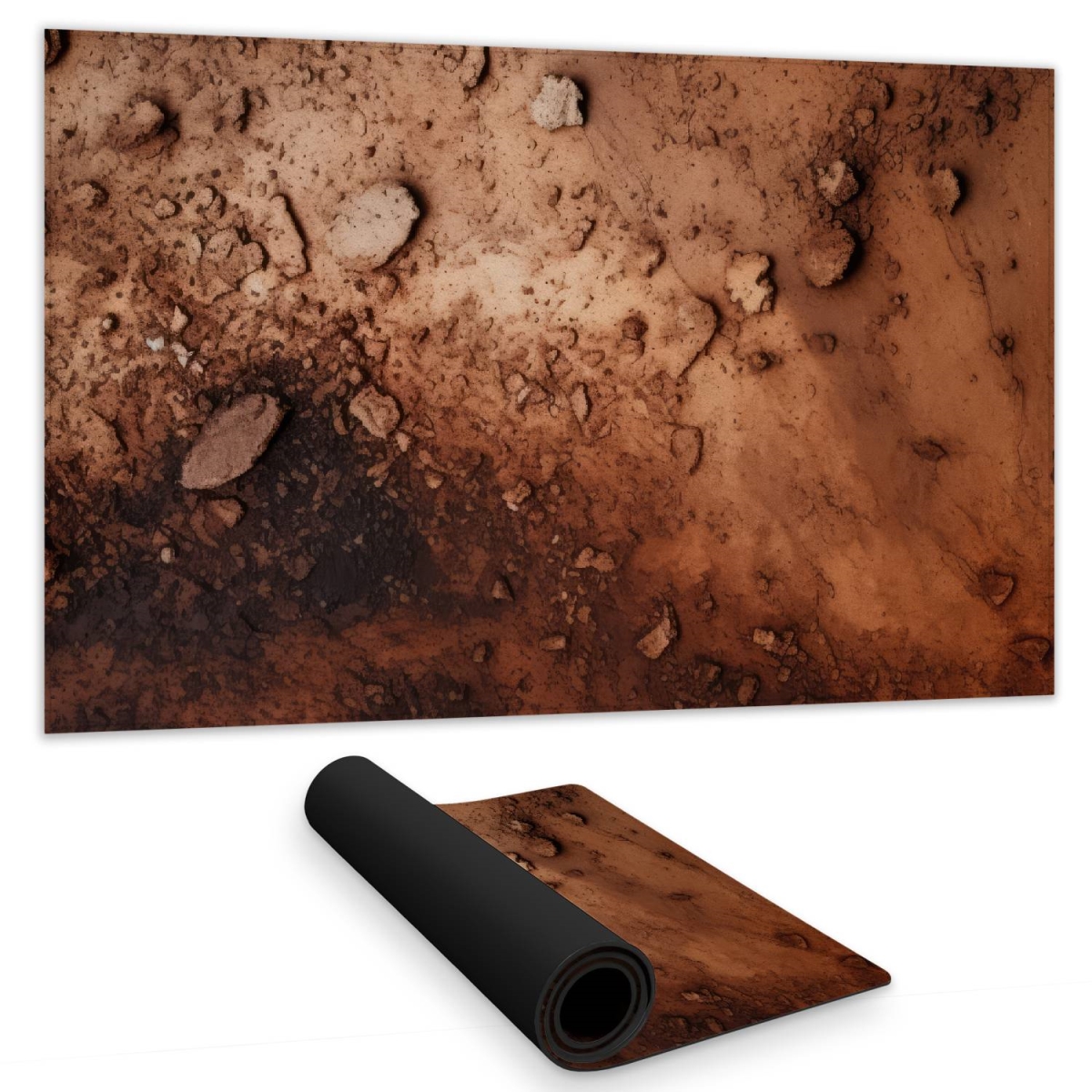 C1DM14241IMCLU 14 x 24 in. Digging Black Gaming Mat - Stylish Home Decor for Gamers