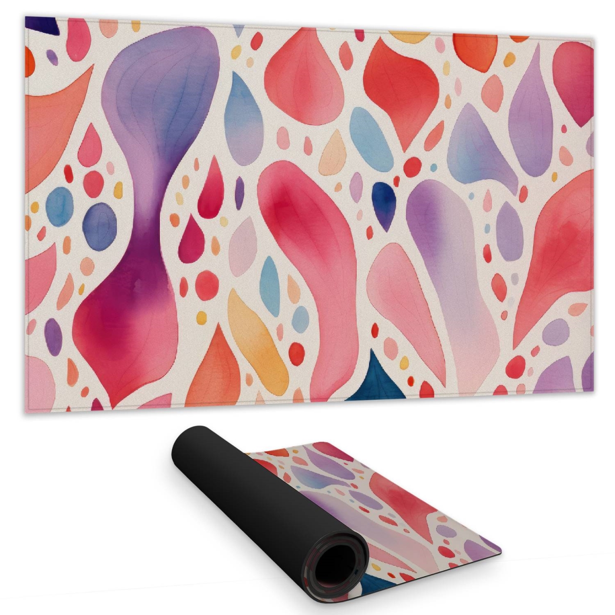 Concius Sales C1DM14243WERXS 14 x 24 in. Splotches Gaming Mat - Stylish Home Decor for Gamers