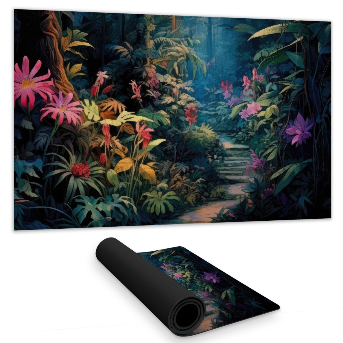 Concius Sales C1DM14248KB5AX 14 x 24 in. Against All Odds Gaming Mat - Stylish Home Decor Playmat