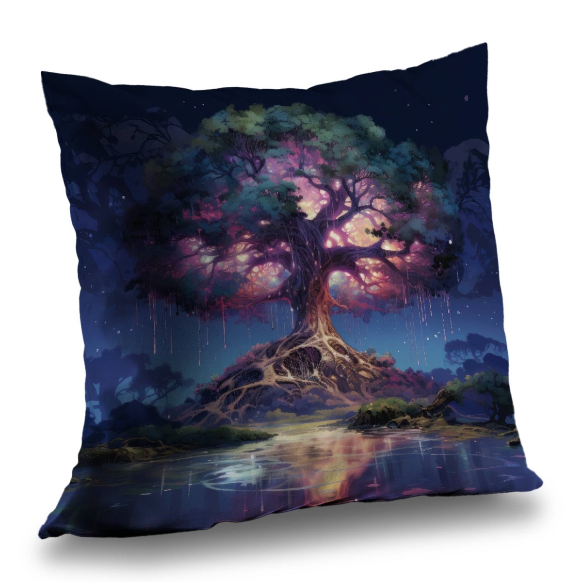 Concius Sales C1PC1414SQGPB4 14 x 14 in. The Power of Nature Poly Twill Throw - Cozy Home Decor - Insert NOT included