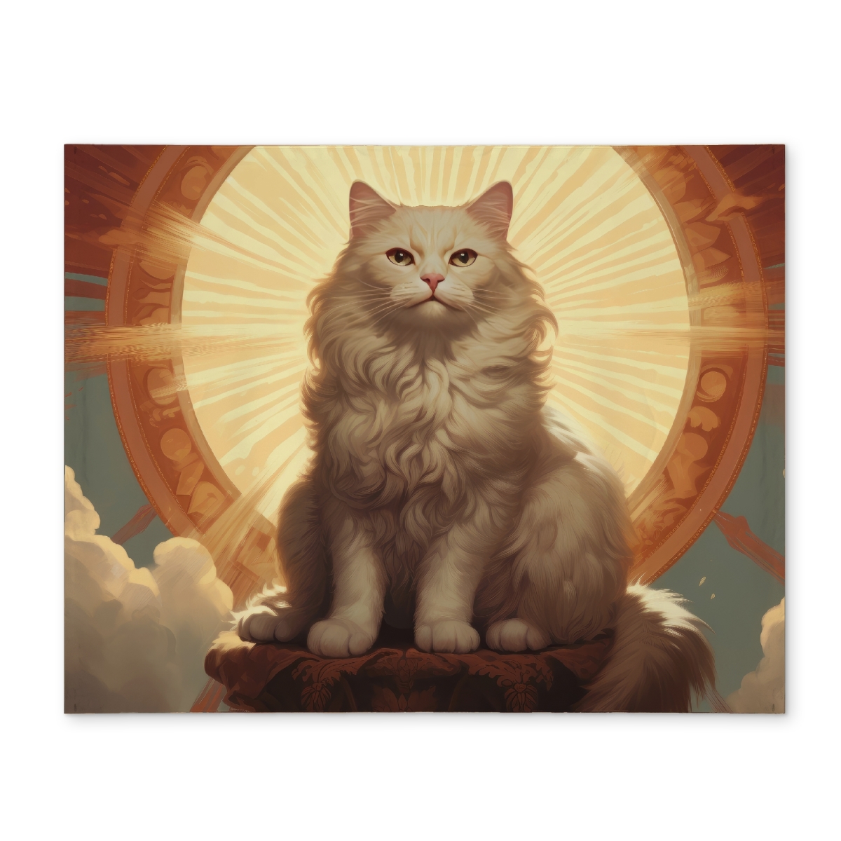 Picture of MWW CPPM1418XWEI7T 14 x 18 in. Infinite Carelessness - White Polyester Placemat for Home Decor