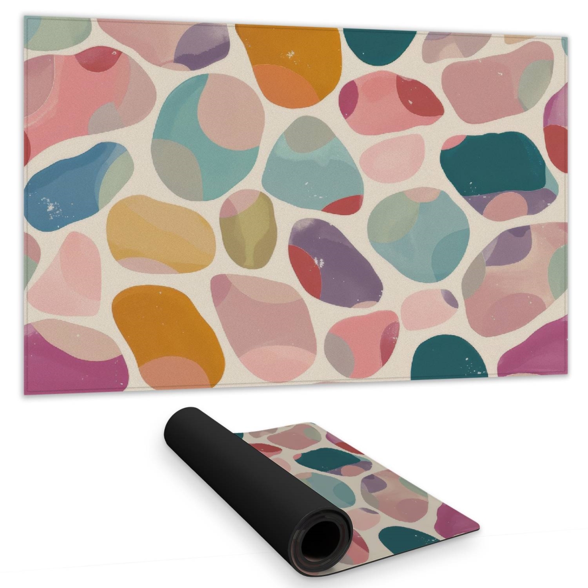 Concius Sales C1DM14242KIZXR 14 x 24 in. Dots and Bops Gaming Mat - Stylish Home Decor Play Surface