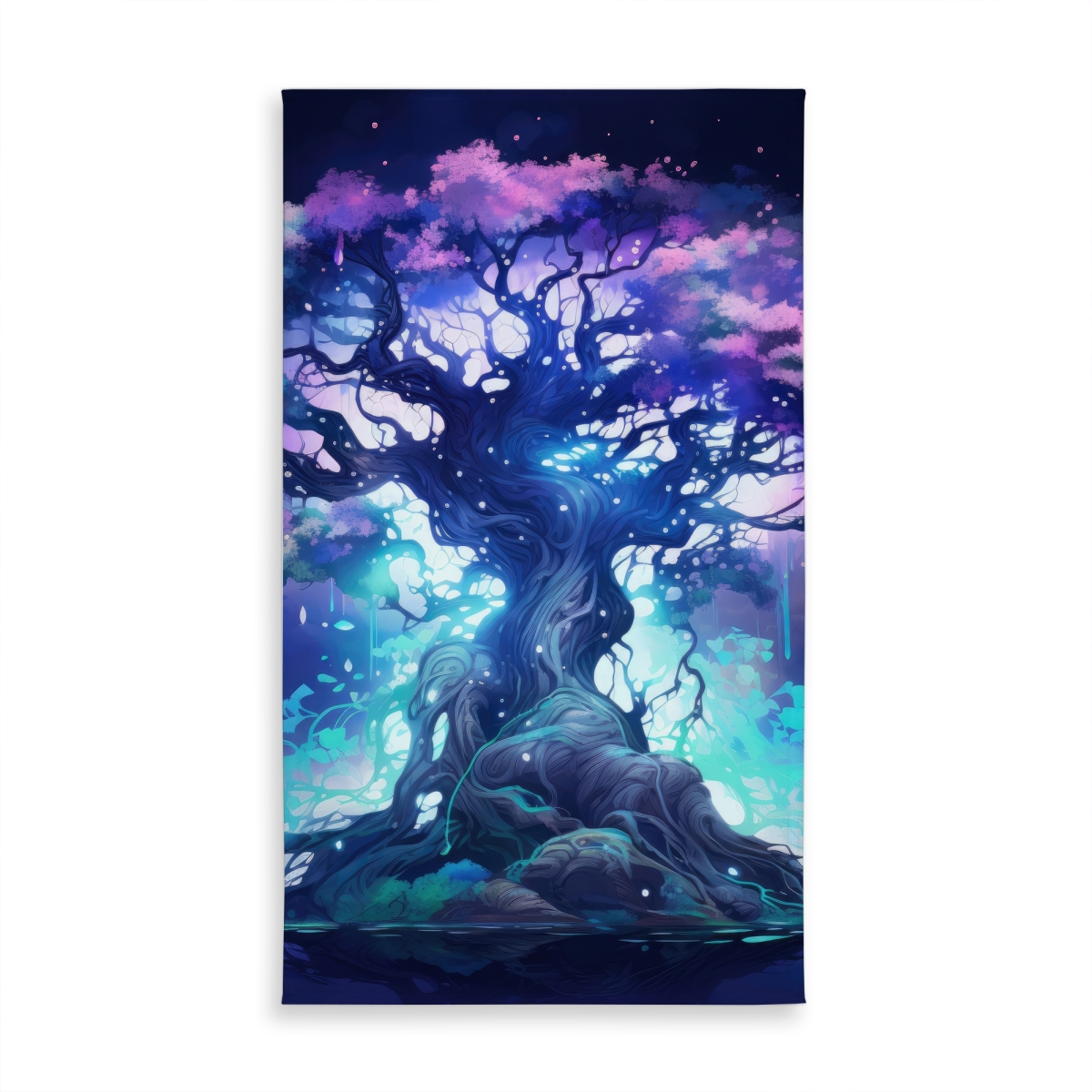 Picture of MWW C1TCLRGEBVTI80 58 x 102 in. Make A Wish Purple Tablecloth - Indoor & Outdoor Home Decor