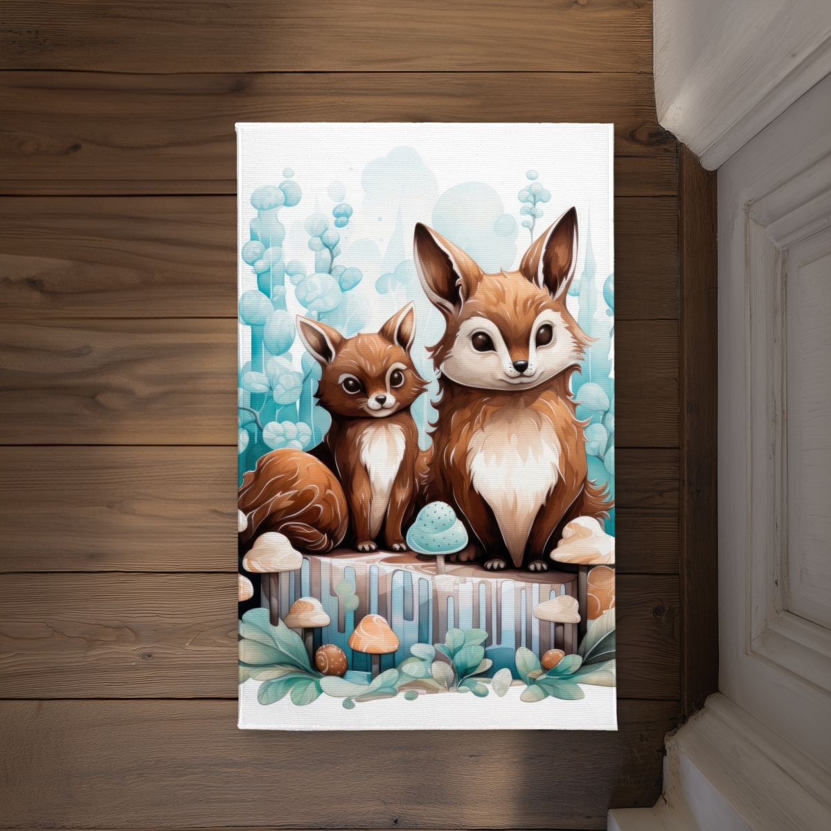 CODM2134KB7DHU 21 x 34 in. Two Pals Indoor & Outdoor Door Mat - Home Decor Essential