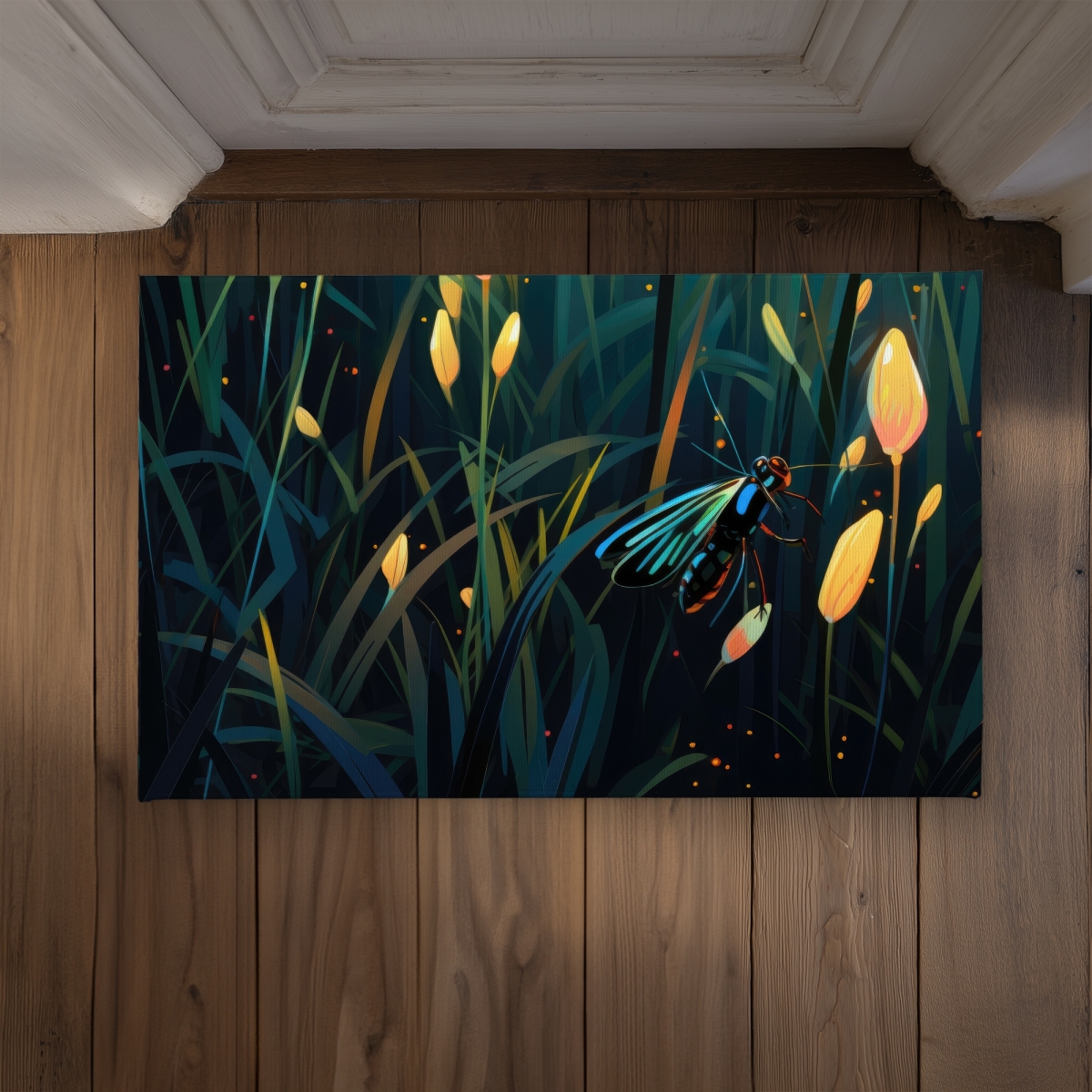 CODM2134WWBALE 21 x 34 in. Appealing Orange Indoor & Outdoor Door Mat - Home Decor