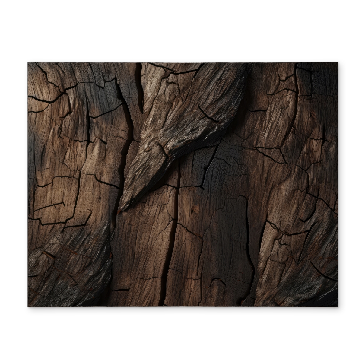 Picture of MWW CPPM14185TRIFF 14 x 18 in. Brown Wood Black & White Polyester Placemat for Home Decor