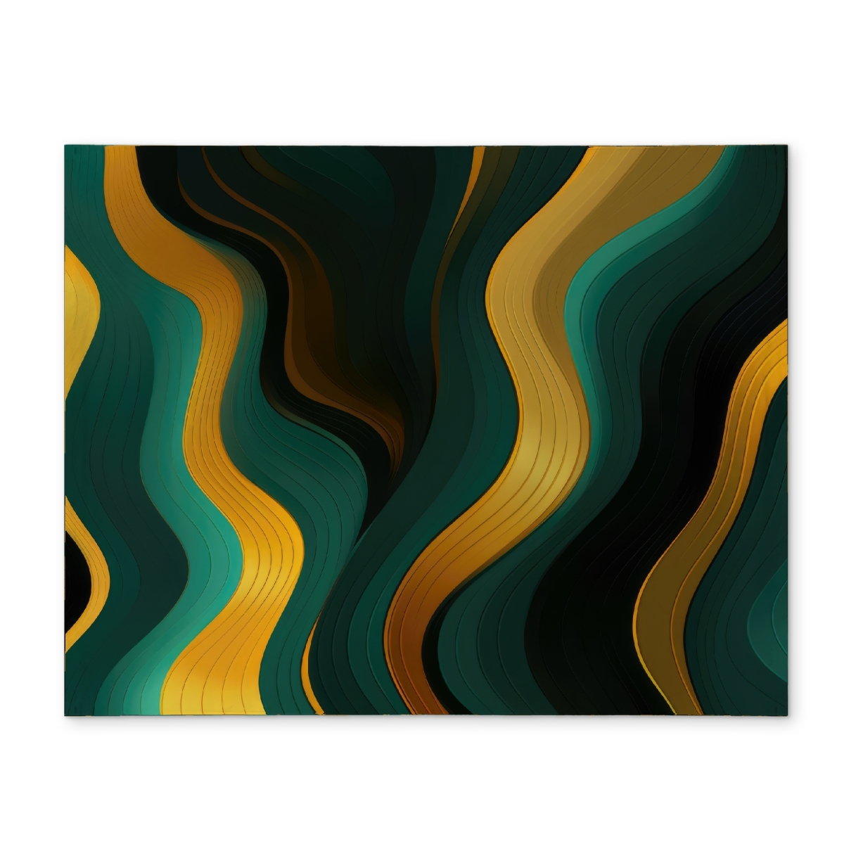 Picture of MWW CPPM1418EZACPA 14 x 18 in. Golden Harmony Yellow Polyester Placemat for Home Decor